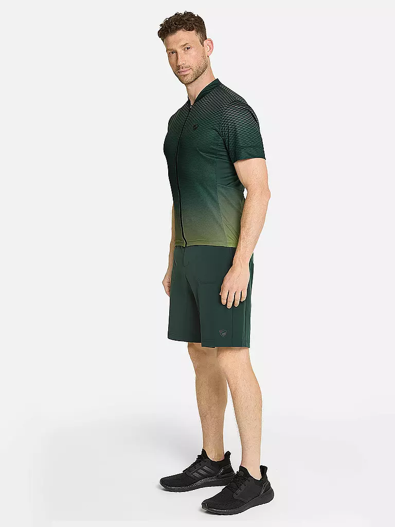 ZIENER | Maillot de ciclismo para hombre Nelete | Verde oscuro