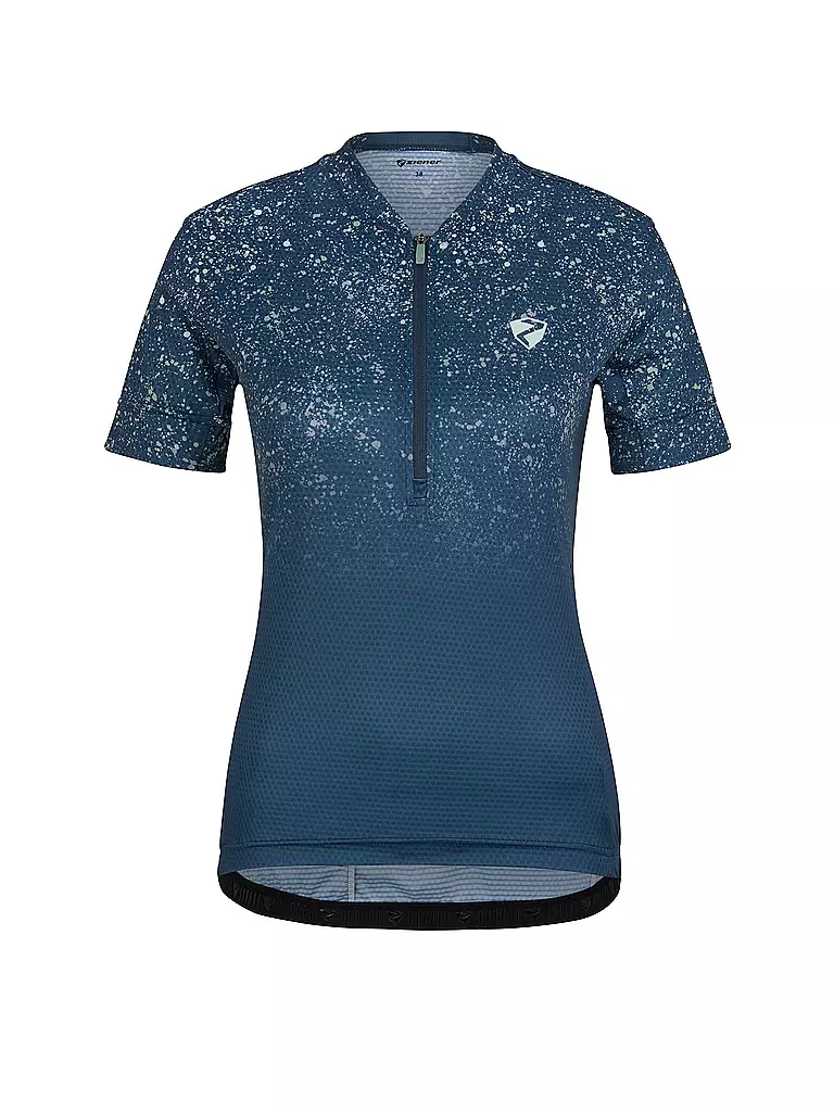 ZIENER | Maillot de ciclismo para mujer Naladia | Azul oscuro
