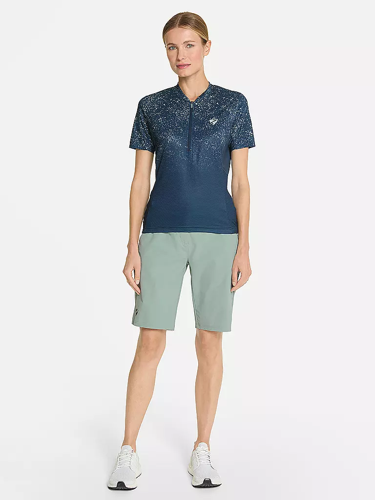 ZIENER | Maillot de ciclismo para mujer Naladia | Azul oscuro