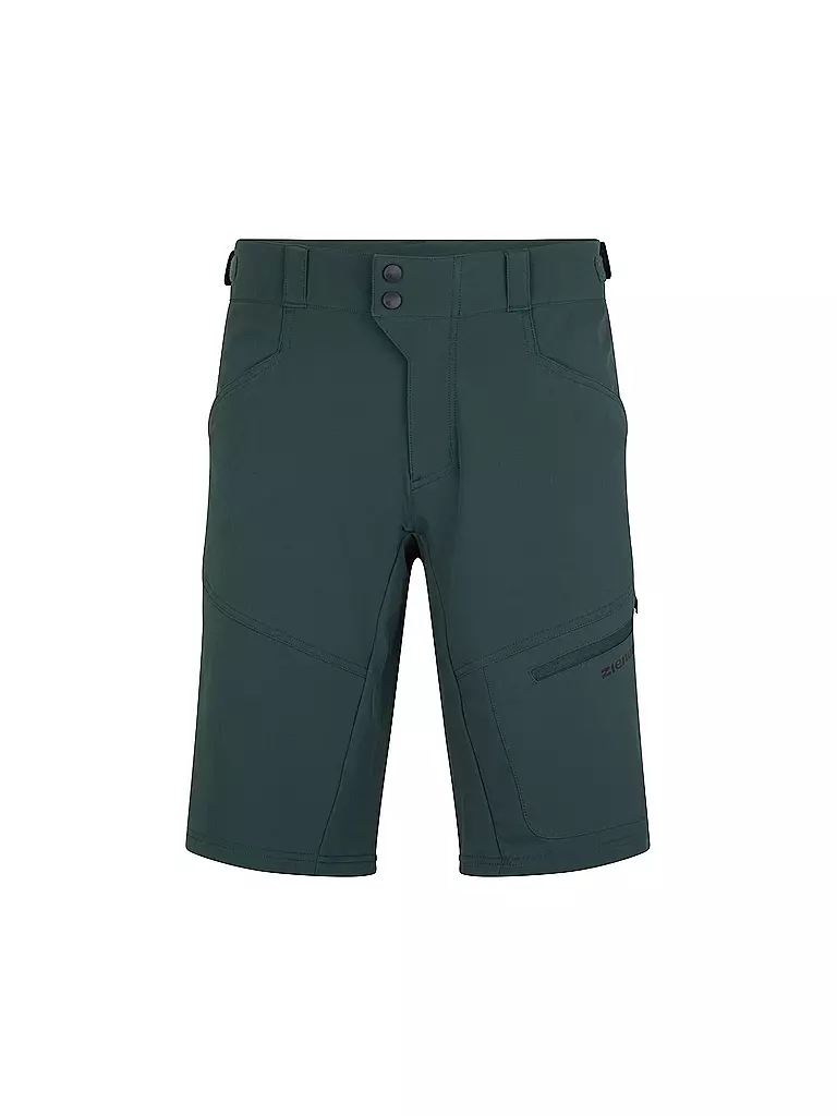 ZIENER | Pantalón corto de ciclismo para hombre Nelat X-Funktion | Verde oscuro