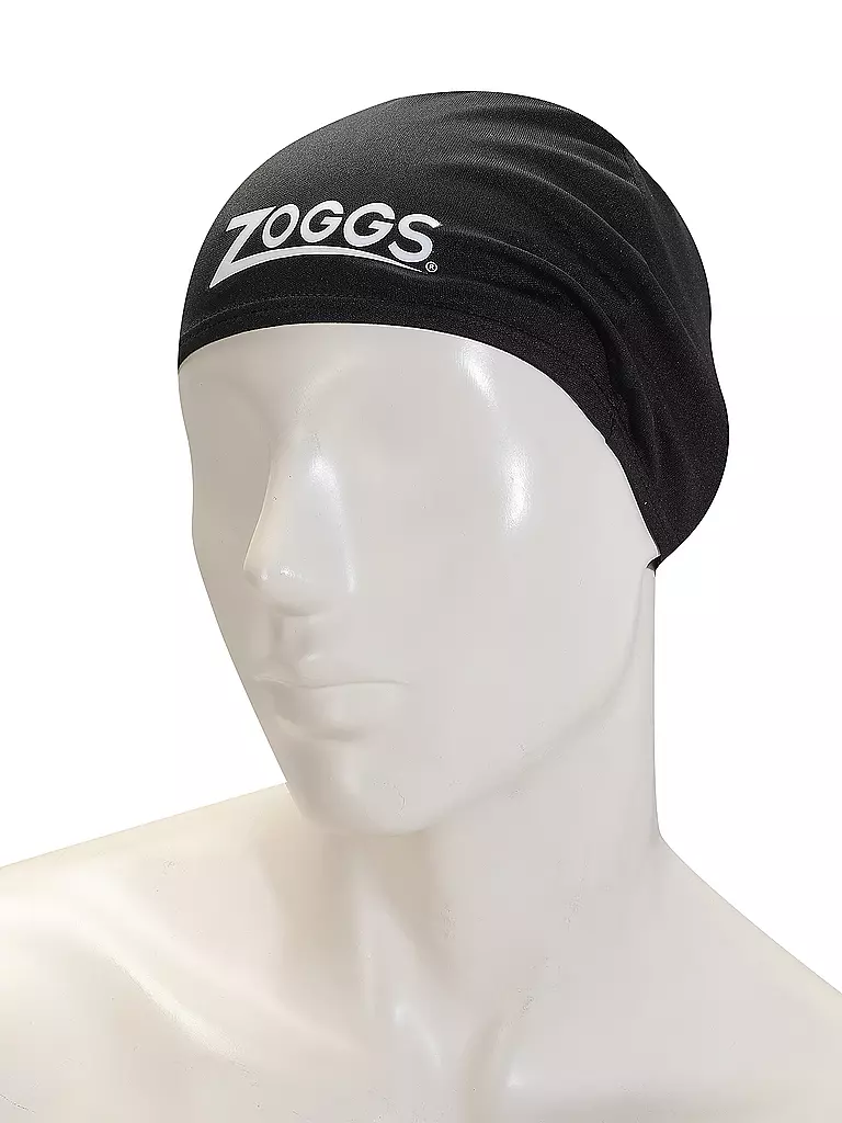 ZOGGS | Gorro de natación de poliéster | Negro